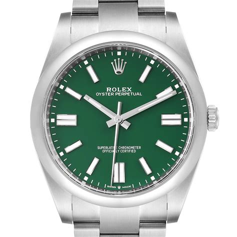 rolex emerald green|rolex oyster perpetual green price.